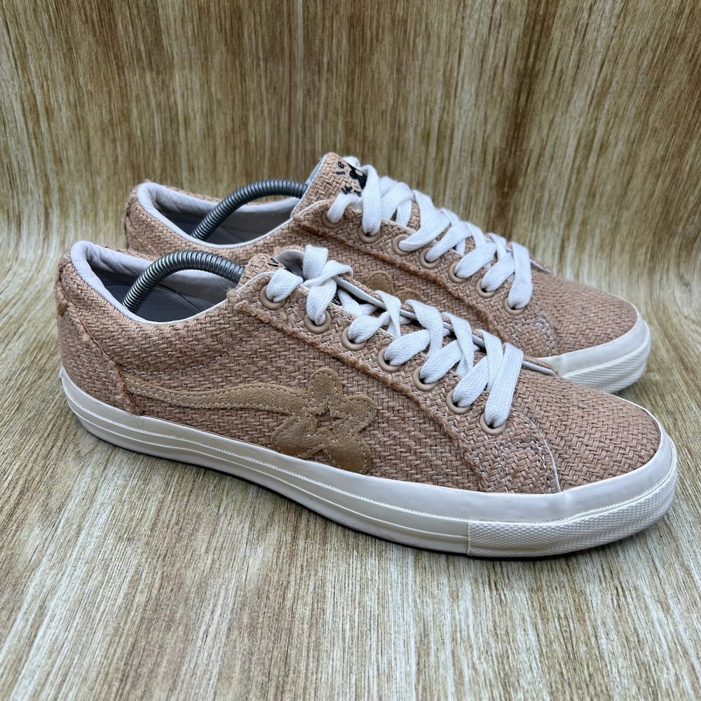 Converse Golf Le Fleur‎ x One Star Men's Size 10.5 Burlap Shoes Sneakers 163169C